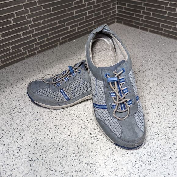 Dansko Helen light blue walking shoes women's size 38 7.5 Henriette - Picture 2 of 7
